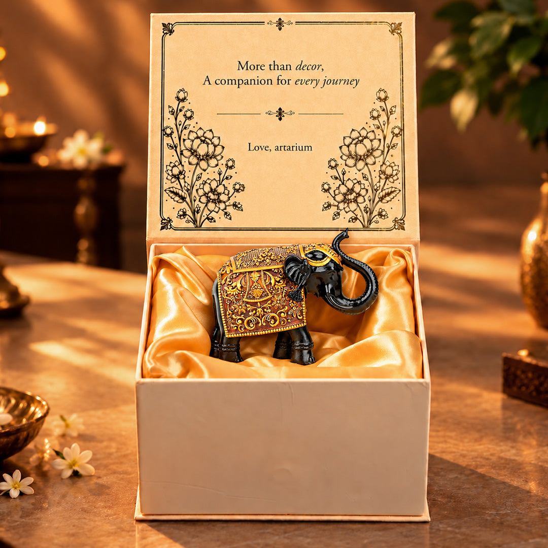 Royal Elephant Statue with premium Packaging